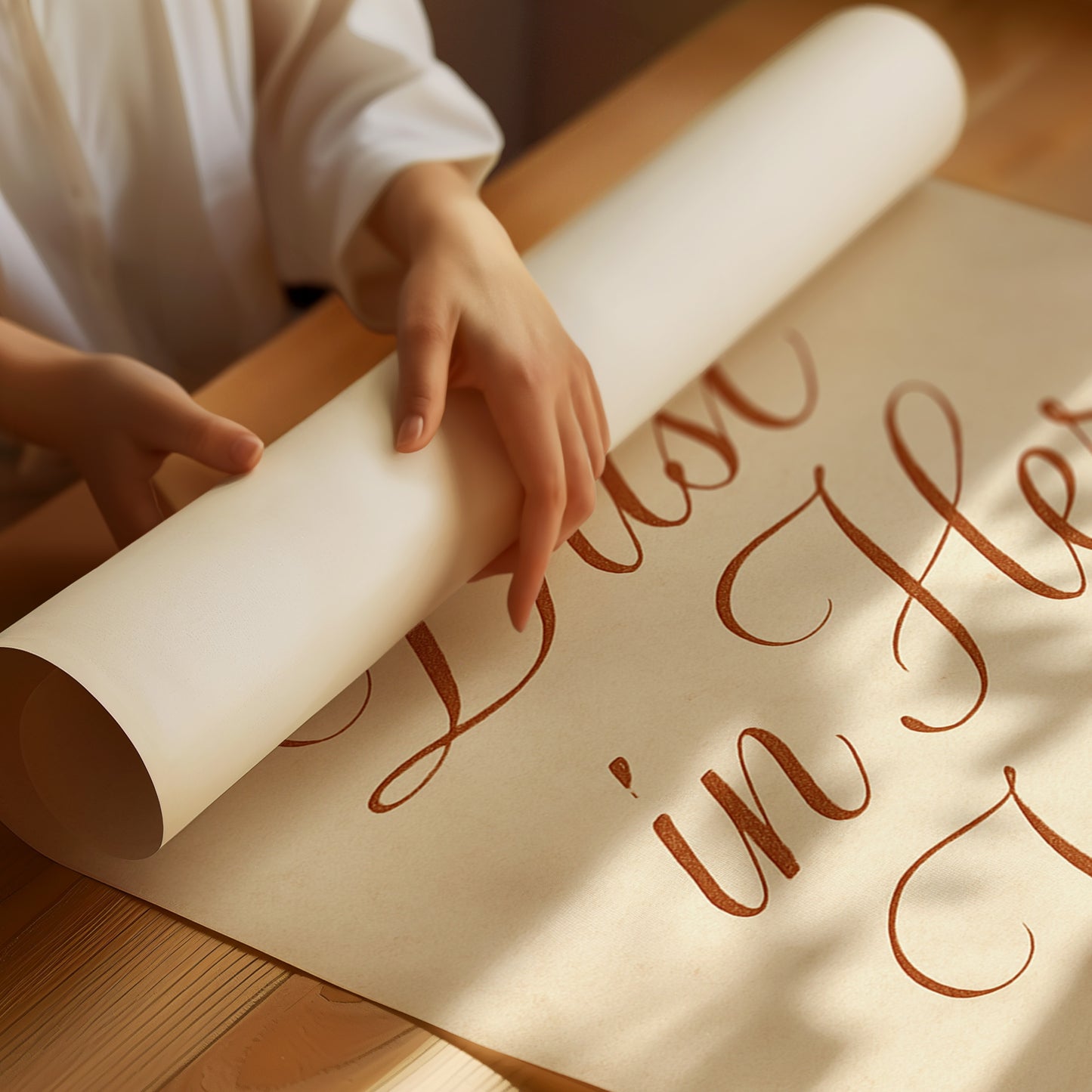 Dust in Her Veins Western Calligraphy Print