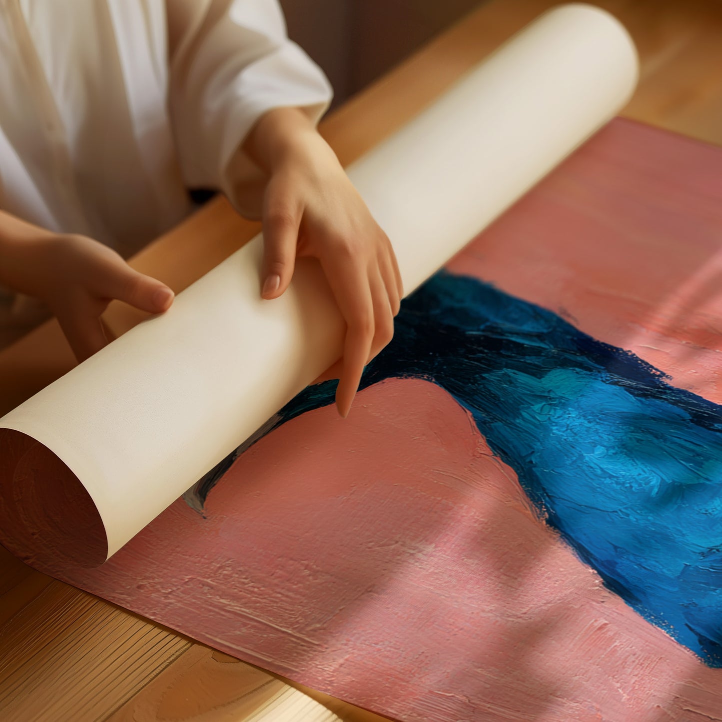 A Regal Gaze in Turquoise