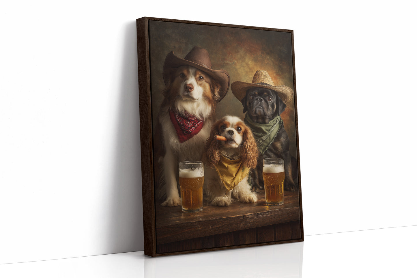Three Dogs at Sundown Saloon