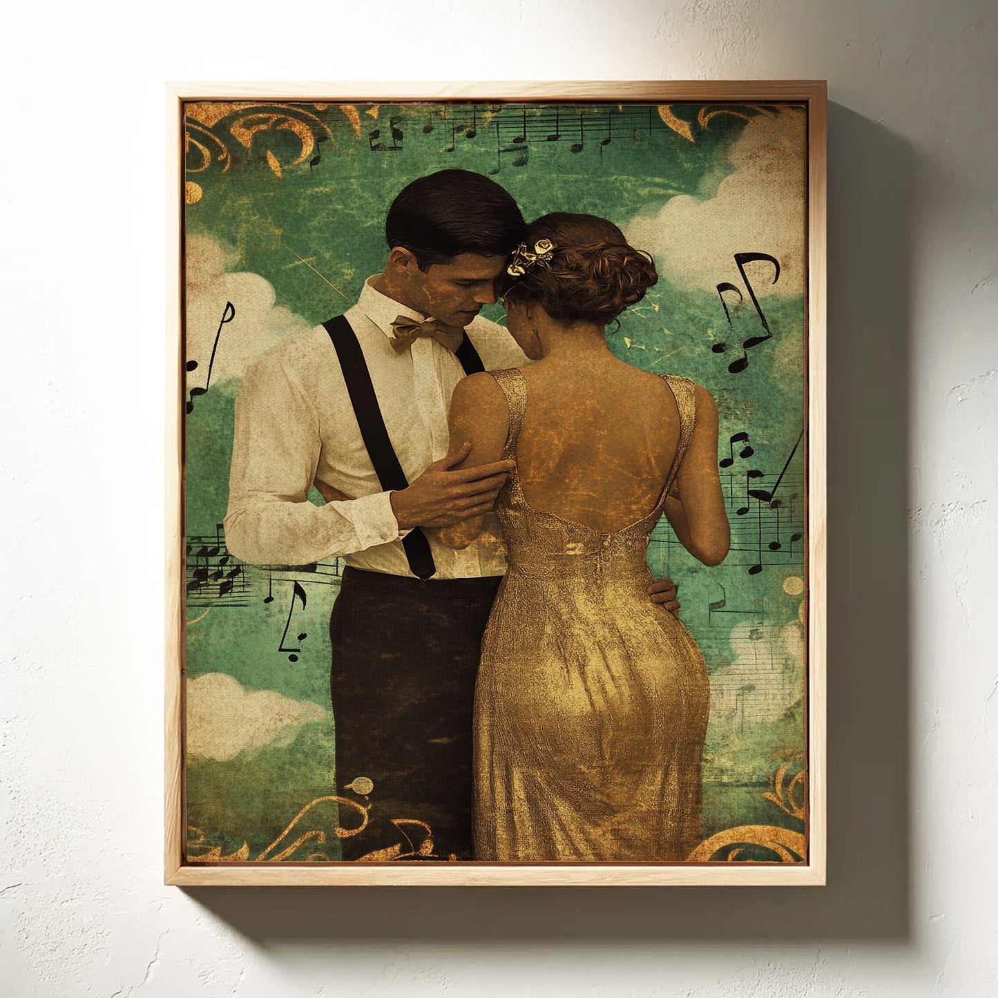 Golden Waltz Beneath the Music Sky