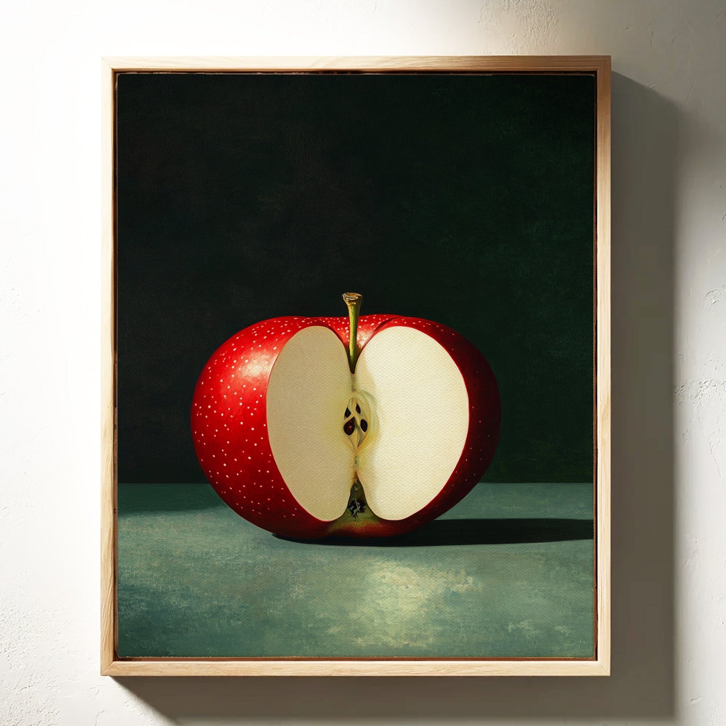 The Apple Divided in Stillness