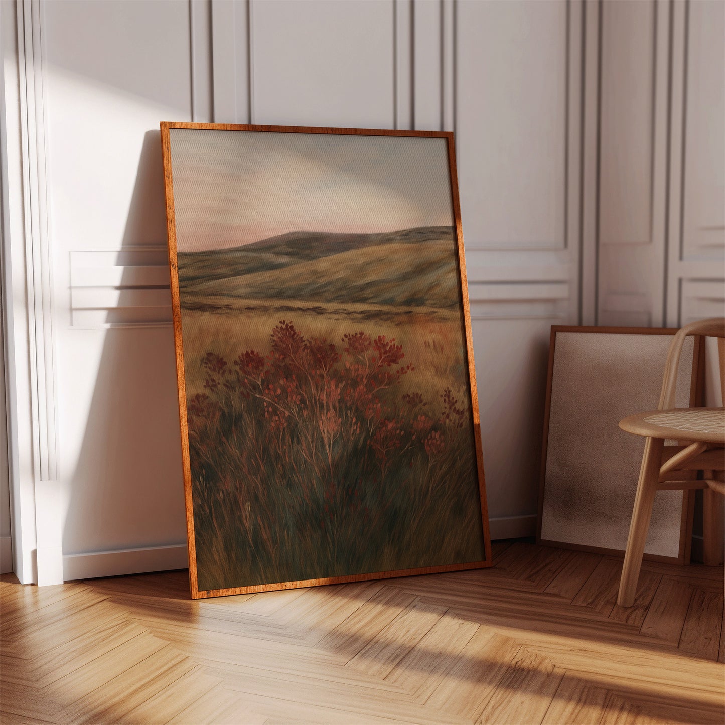 Crimson Sage at Golden Hour