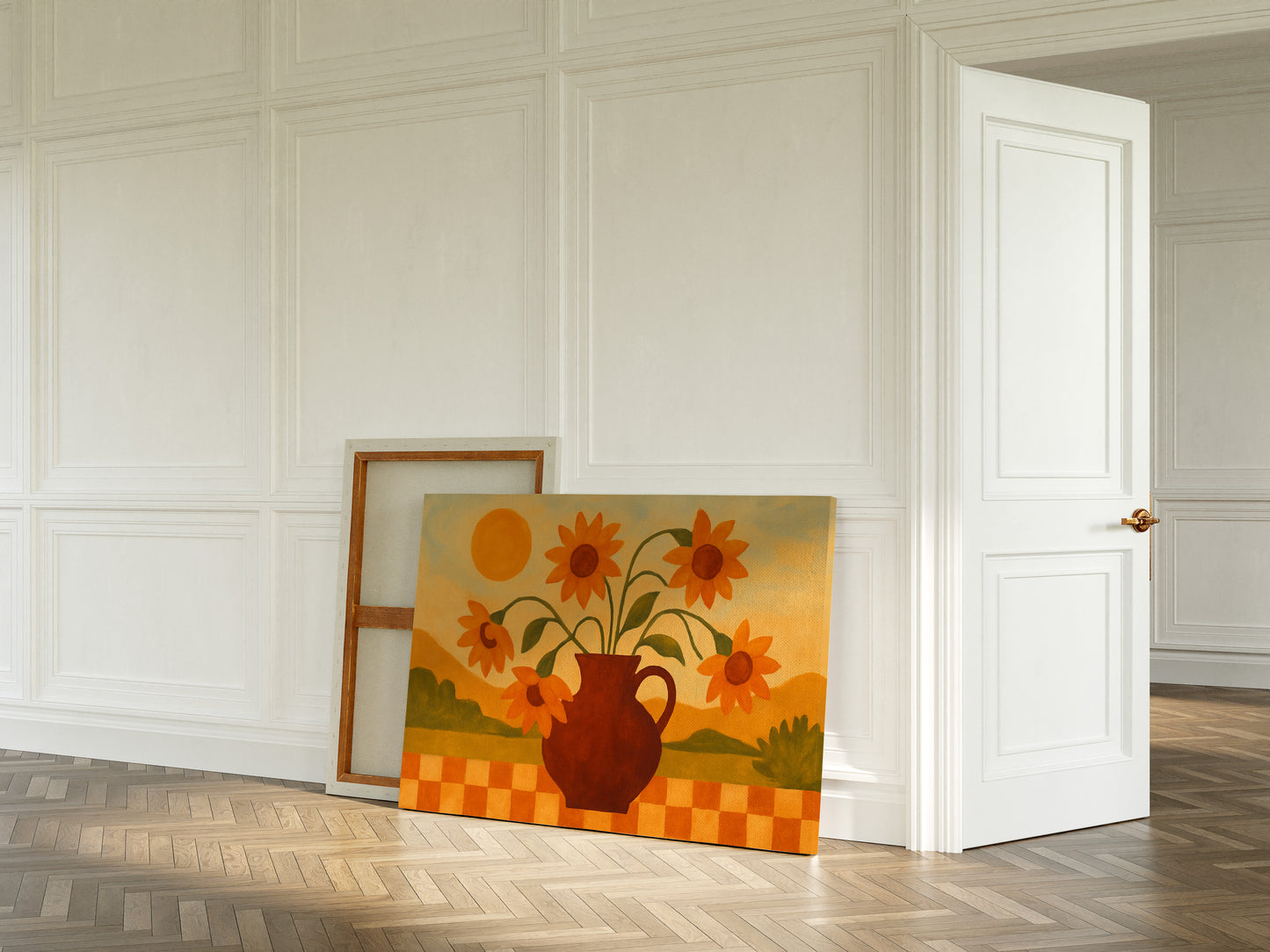 Sunflowers on a Golden Afternoon