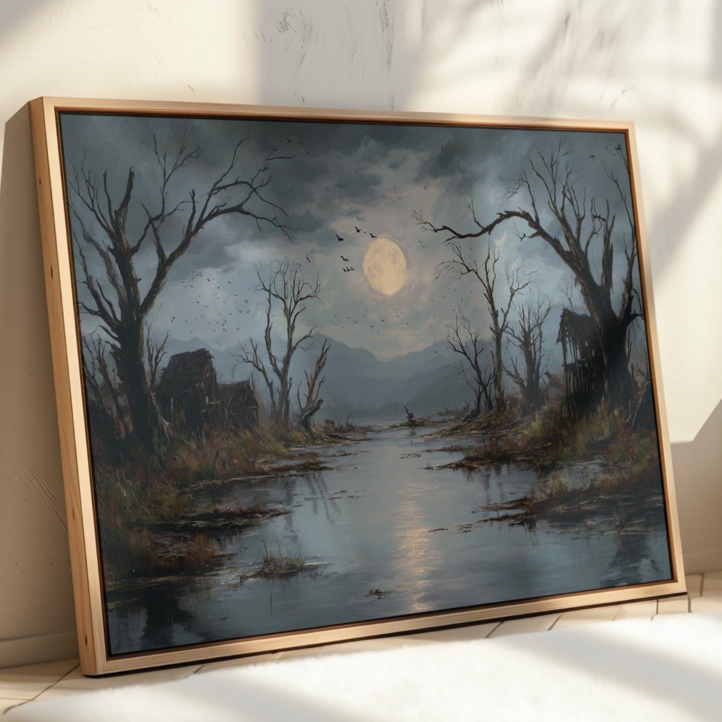 Moonlit Reflections on Forgotten Lands
