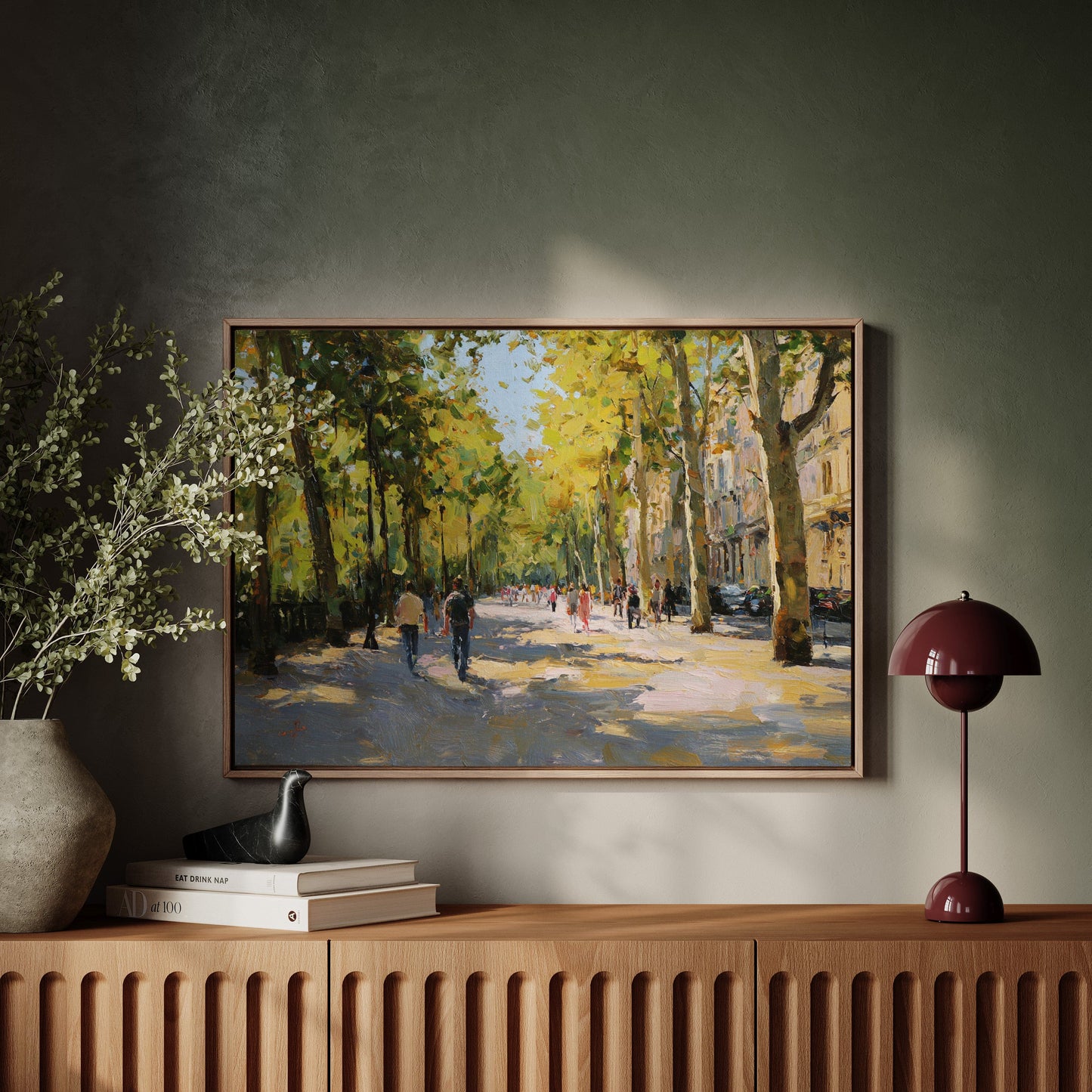 Autumn Light Dances Through City Trees