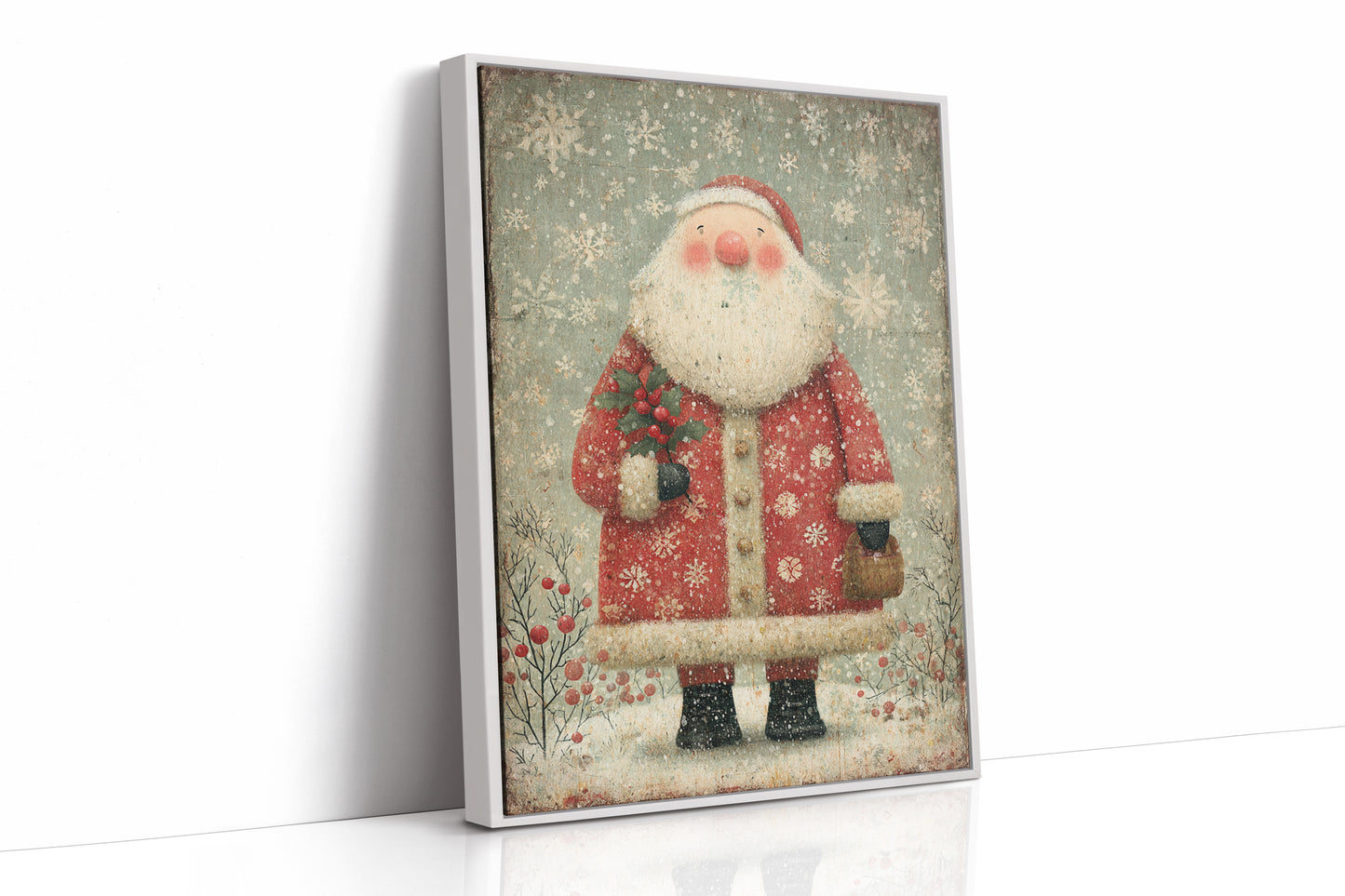 A Hearth's Embrace Beneath Snowflakes