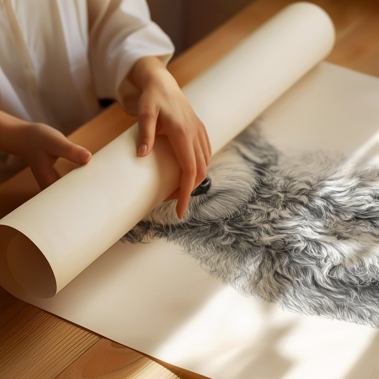 Curly Coat and Kind Eyes