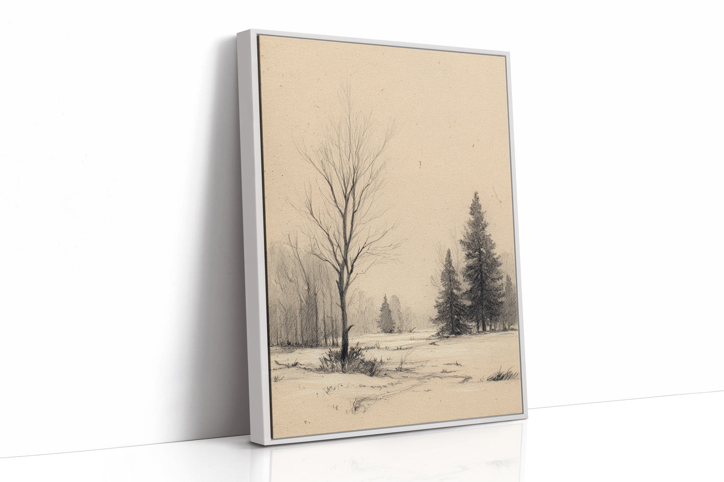 When Silence Paints the Frost