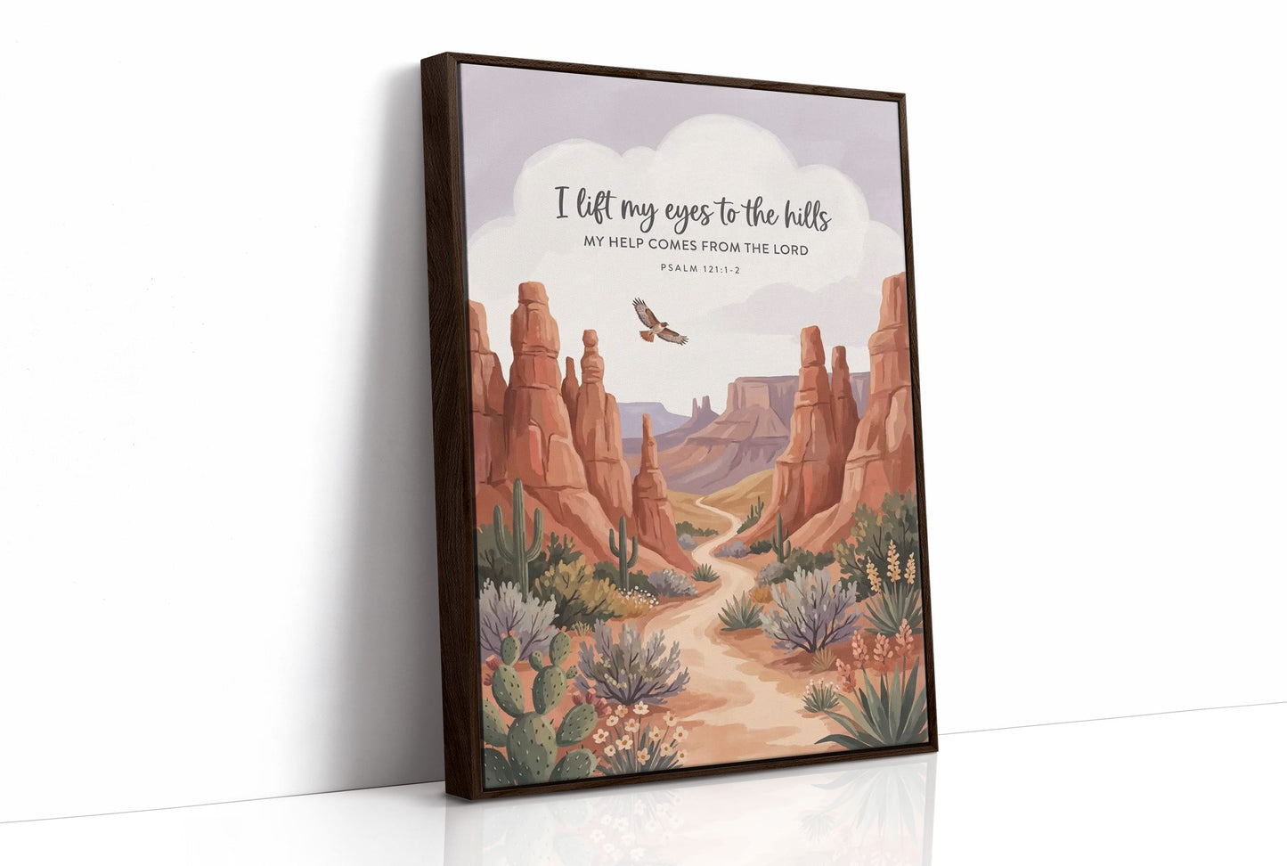 I Lift My Eyes to the Hills: Desert Canyon Path