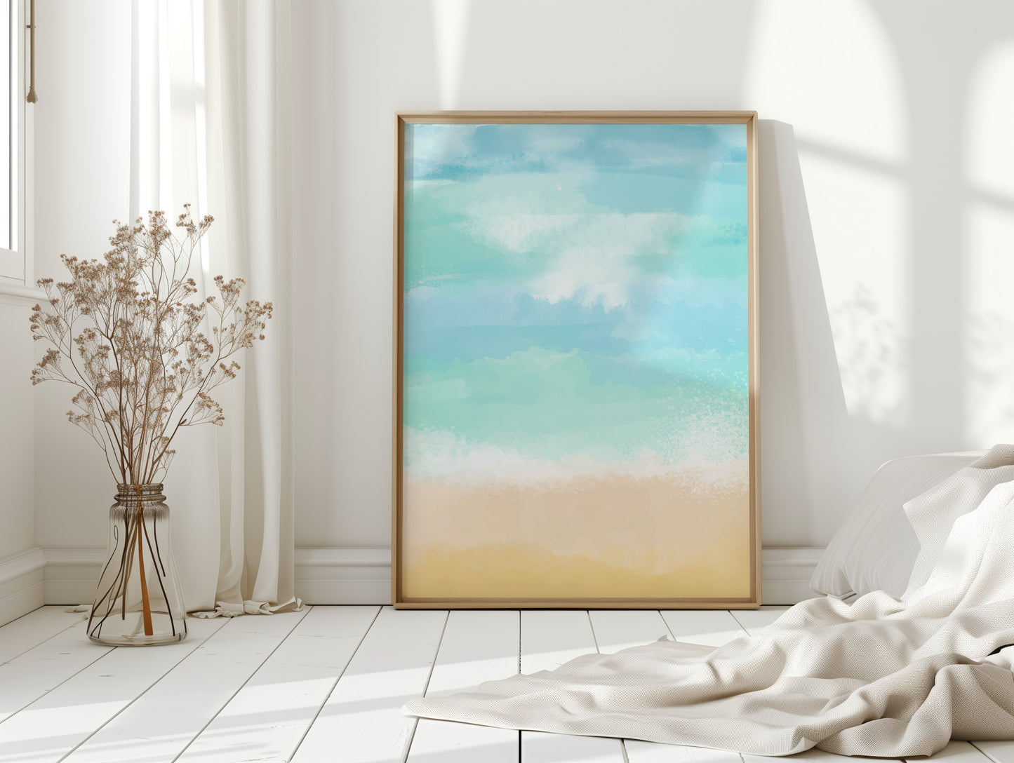 Turquoise Tides Paint Morning Peace