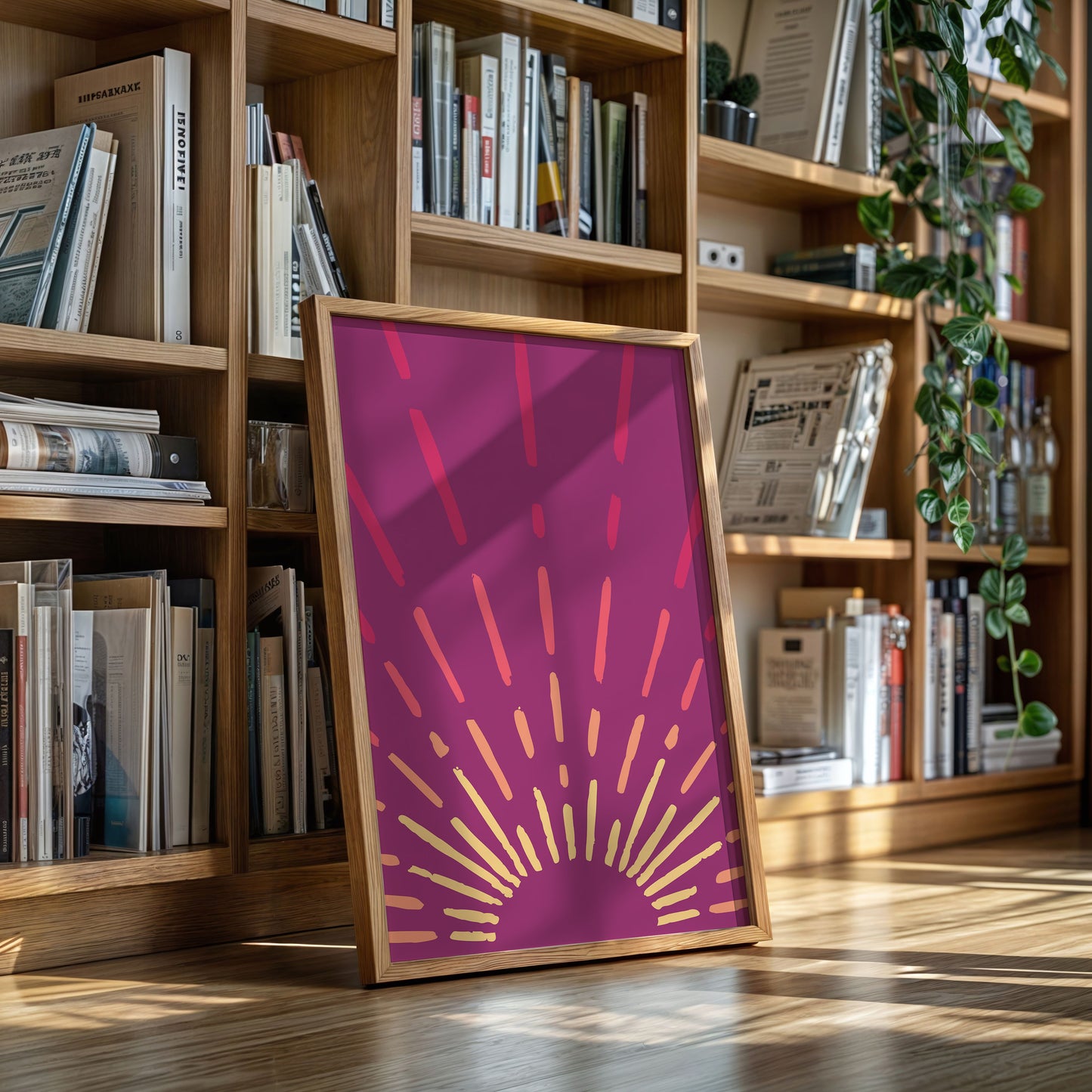 Magenta Skies Break Into Gold