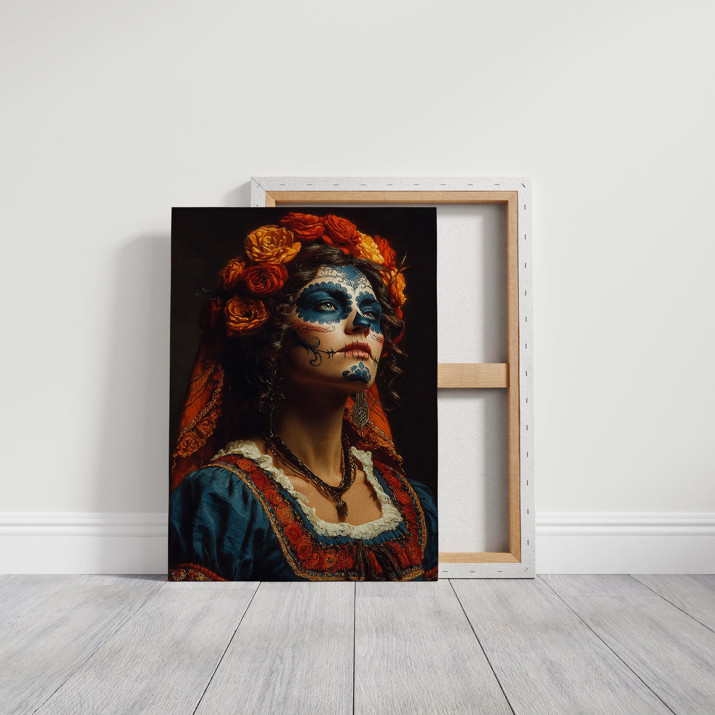 Elegance in Sugar Skull Makeup