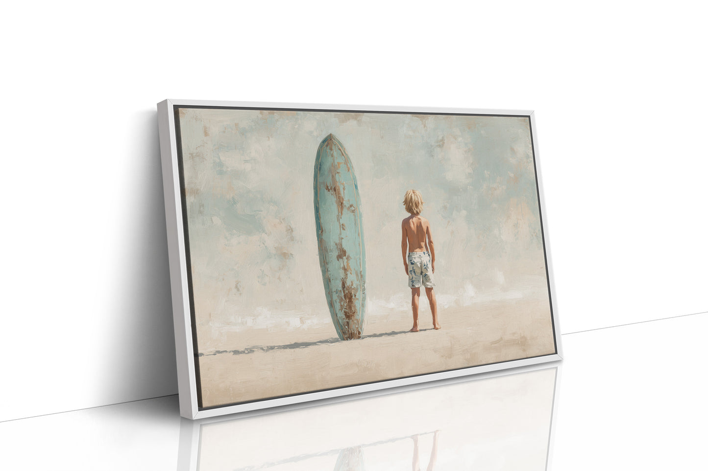 Weathered Teal Meets Endless Shore