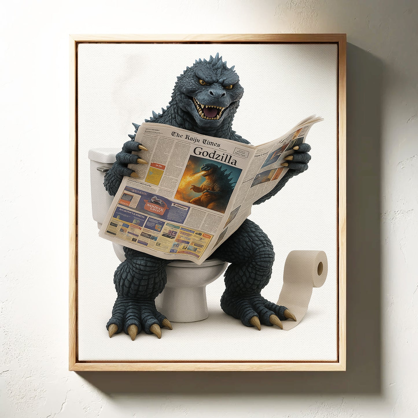 Godzilla on the Throne