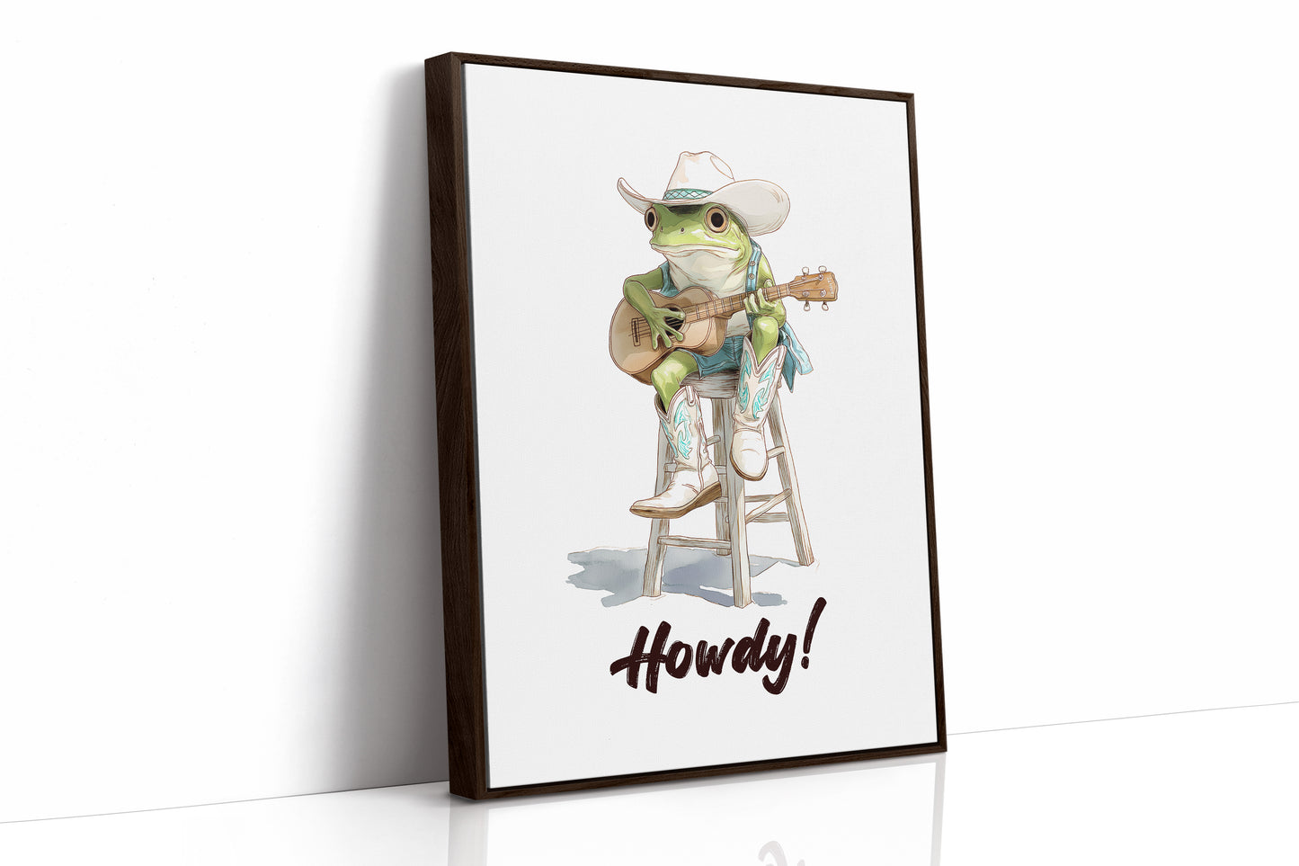 Cowboy Frog Howdy