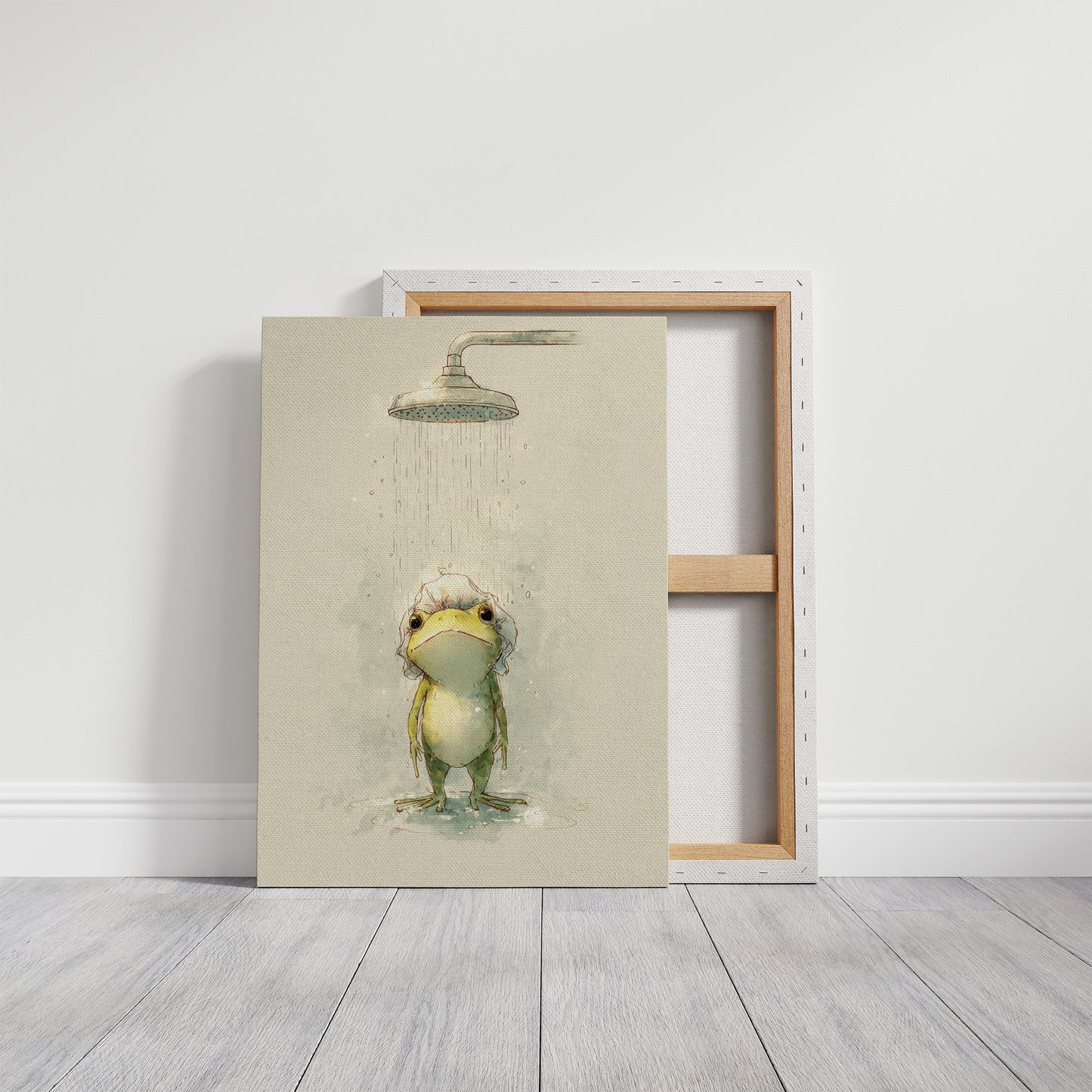 Reluctant Shower Toad's Morning Ritual