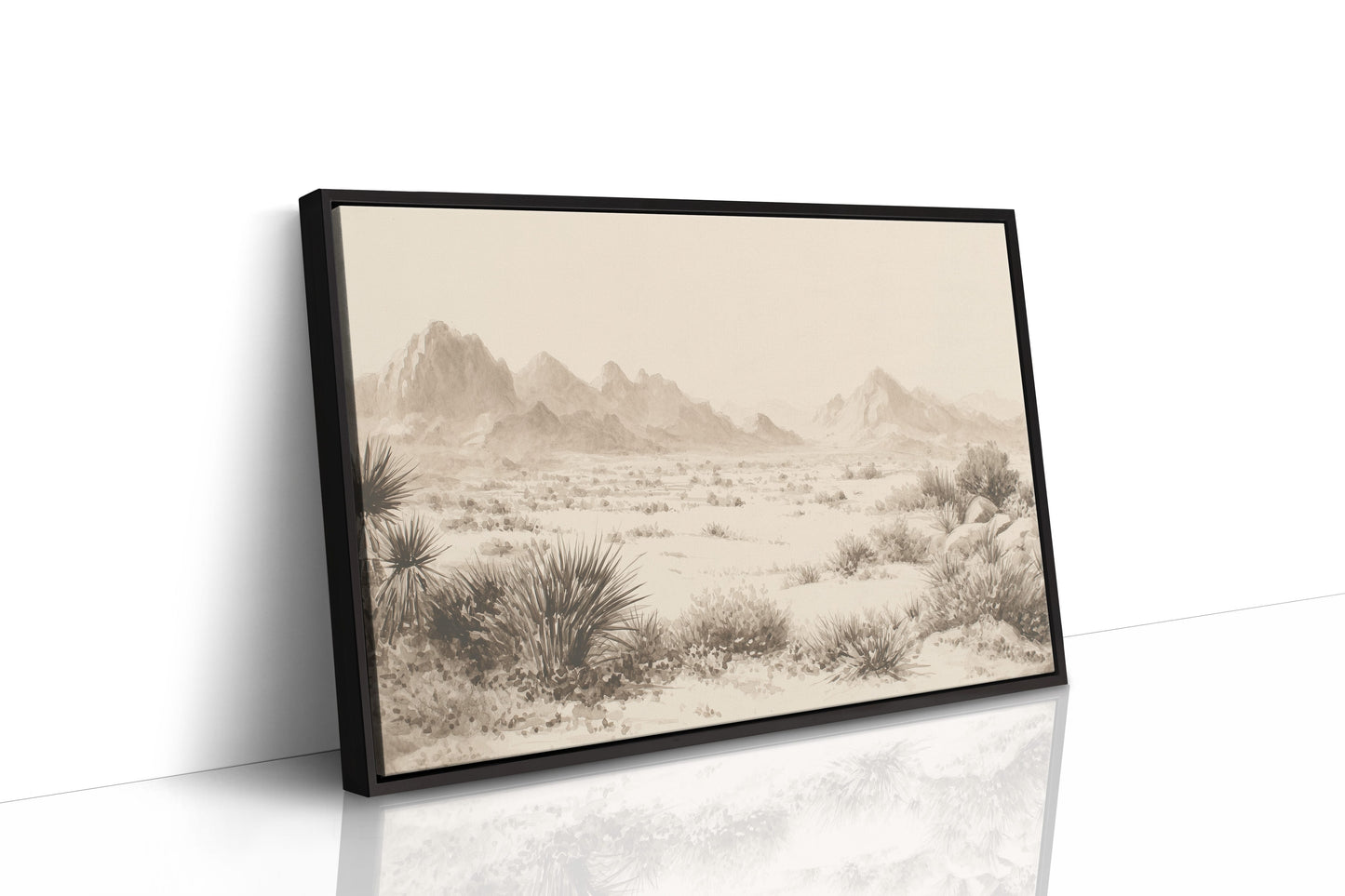 Mojave Solitude - Desert Mountain Landscape