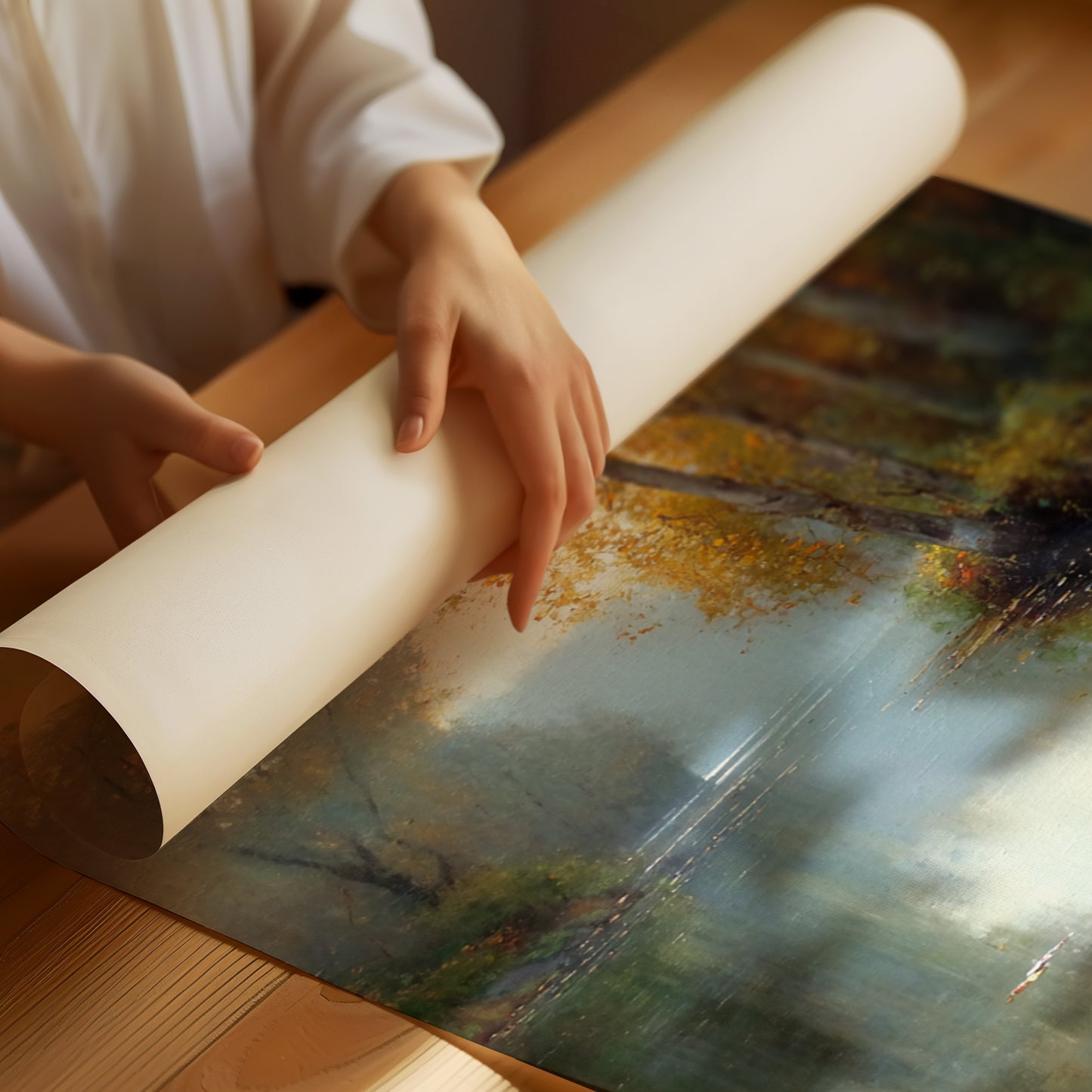 Autumn Reflections on Tranquil Waters