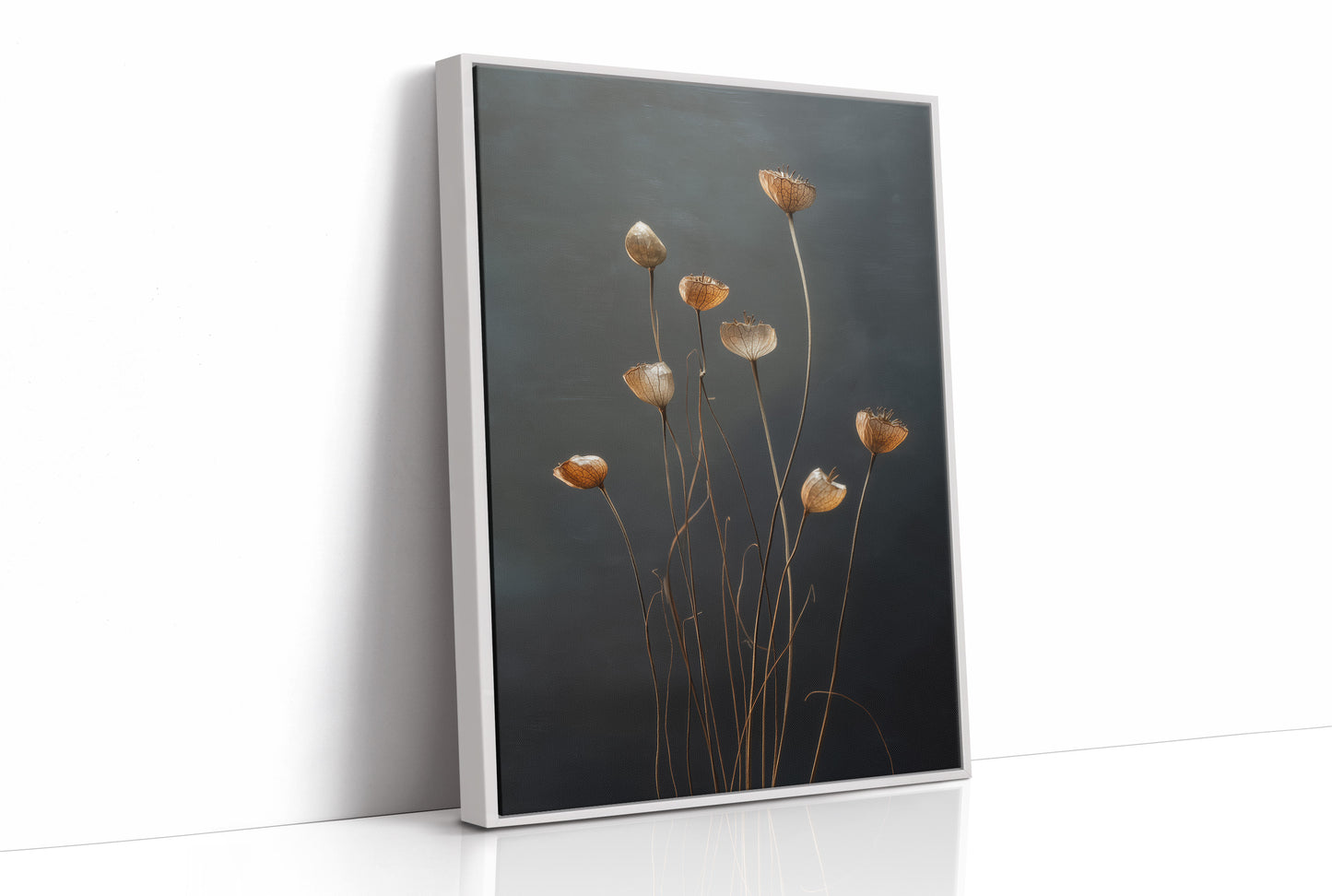 Dried Poppies Above Evening Spirits