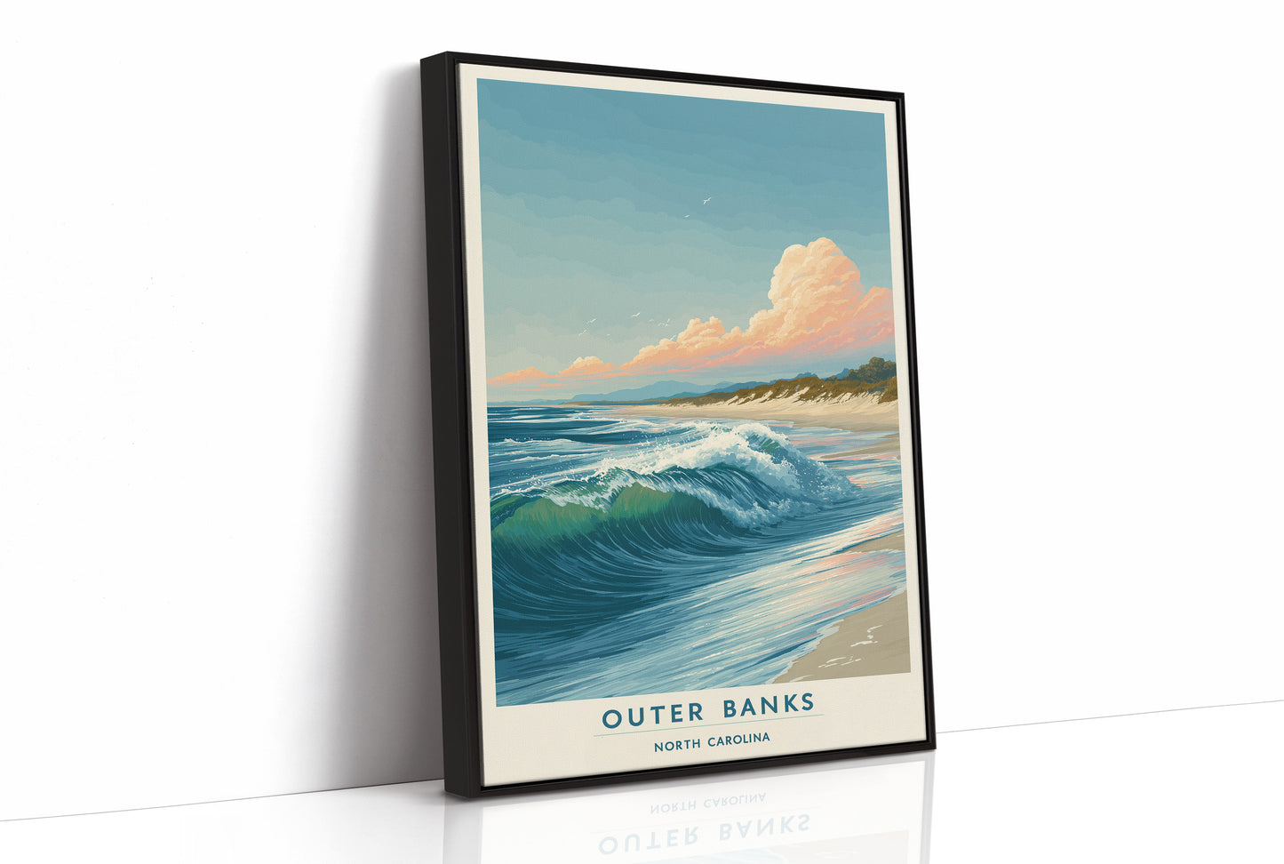 Coastal Whispers Catch Golden Hour