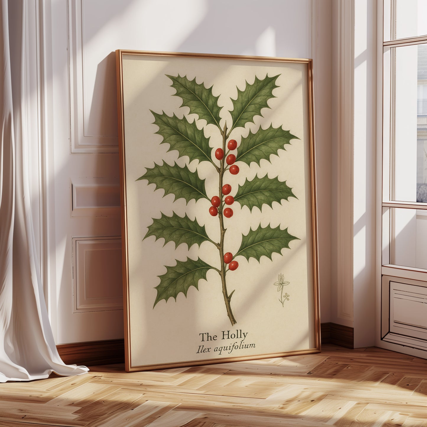 The Holly Botanical Art Print