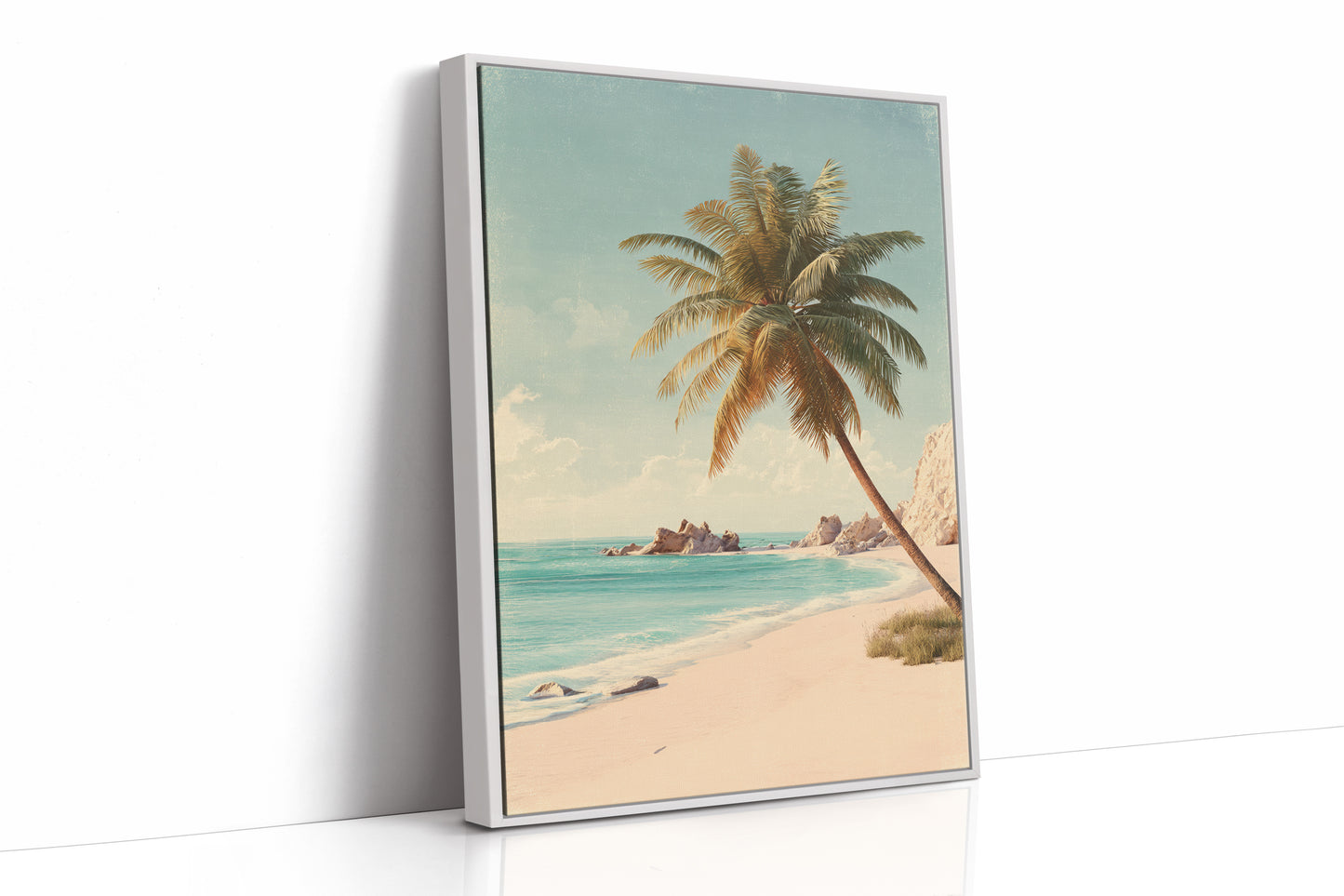 Waves Caress the Golden Shore