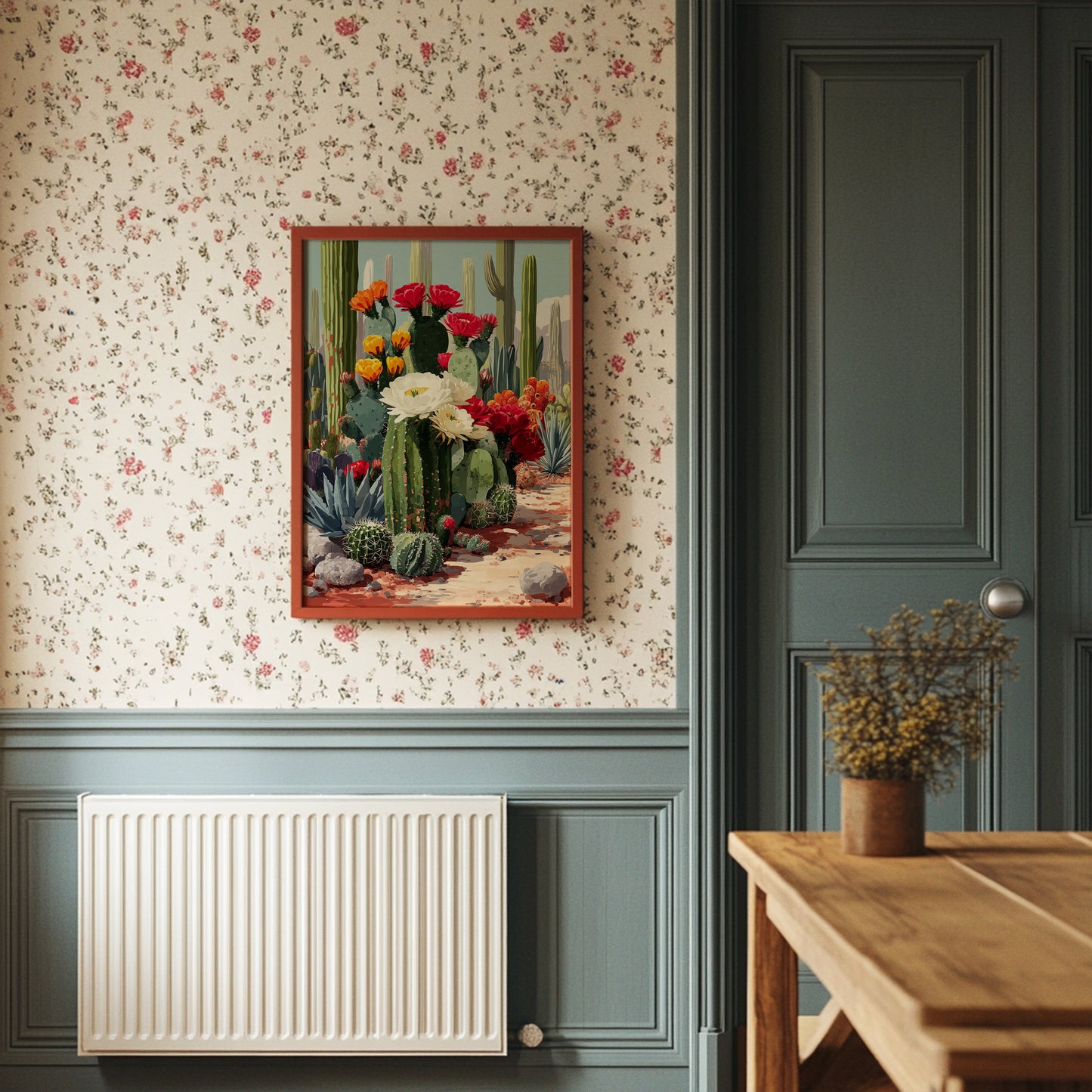 Cactus Blooms Paint Desert Poetry