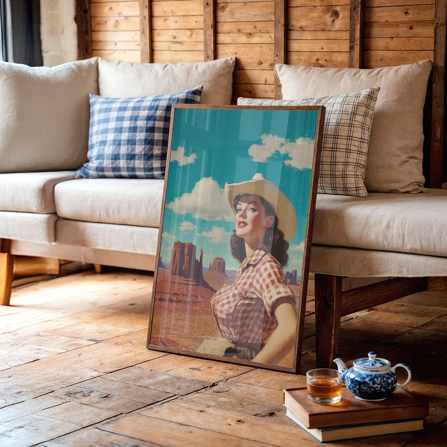 Red Gingham Meets Monument Valley