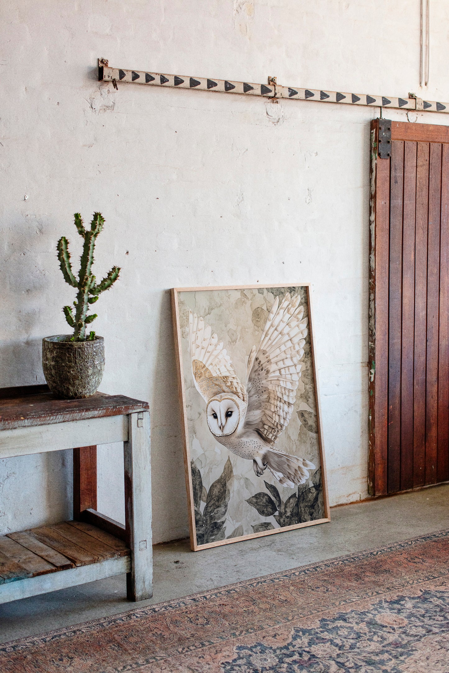 Barn Owl Watercolor Art Print - Nature Wildlife Decor - Gallery Canvas image 8