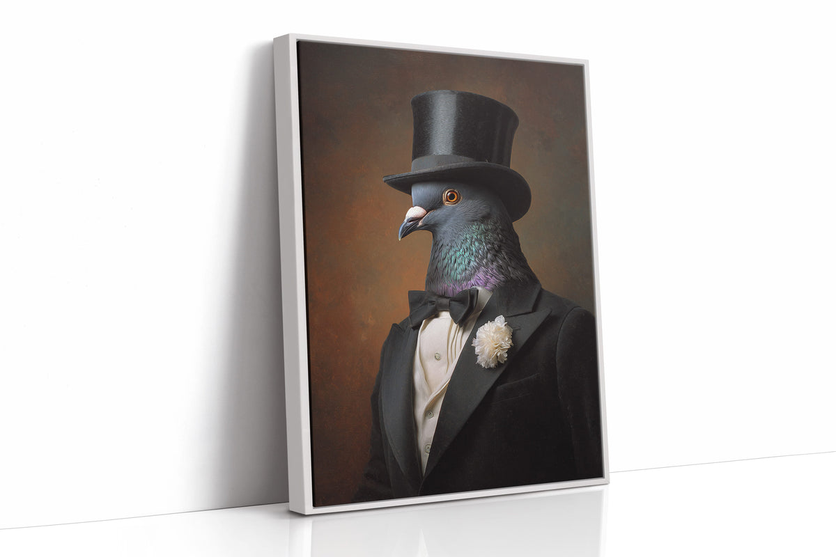 Dapper Feathers and Timeless Elegance