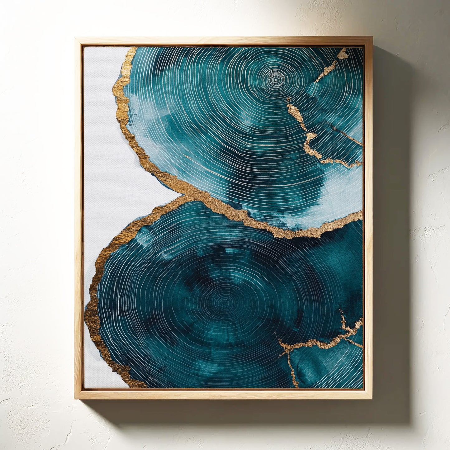 Emerald Echoes in Gold