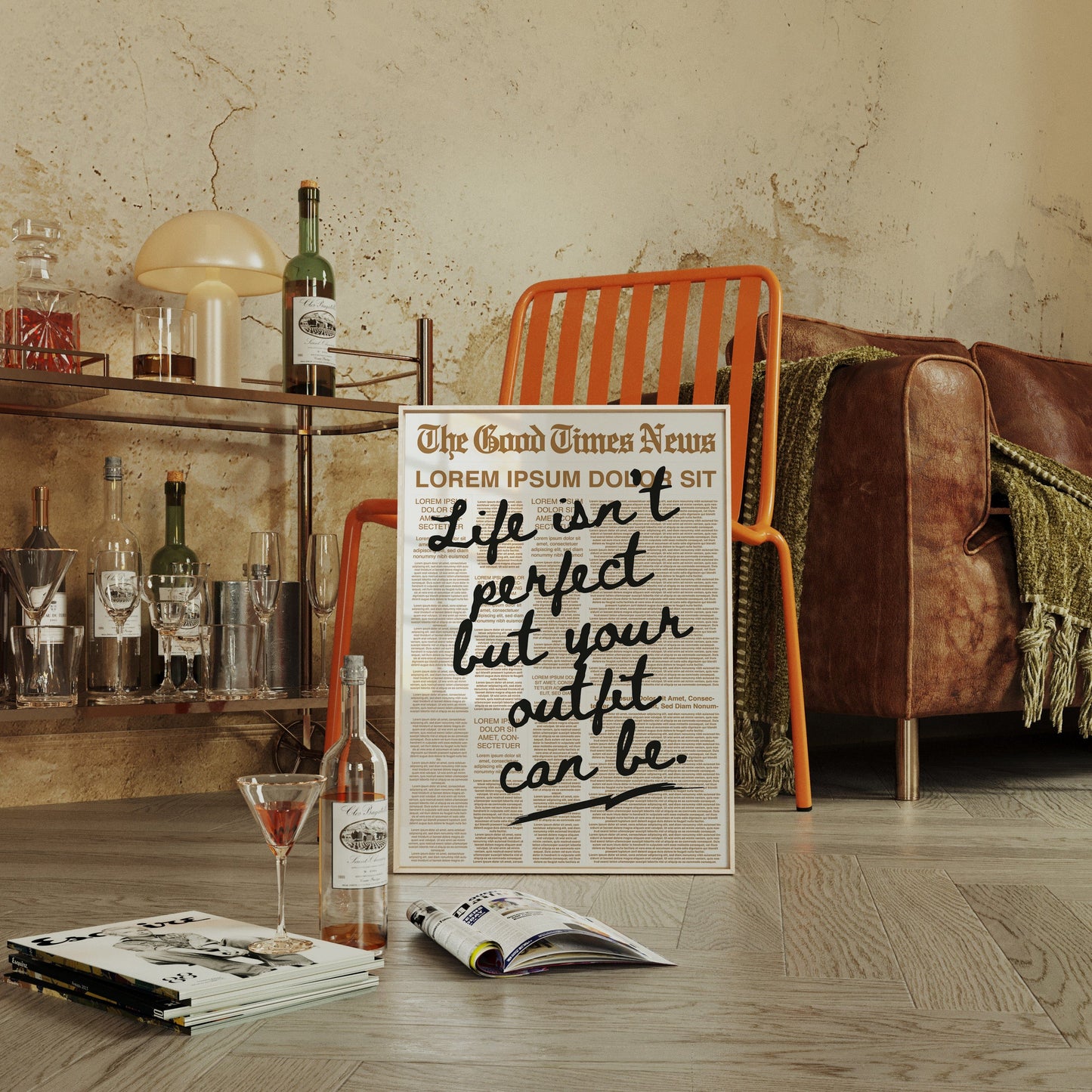 Headlines Dance Through Morning Light