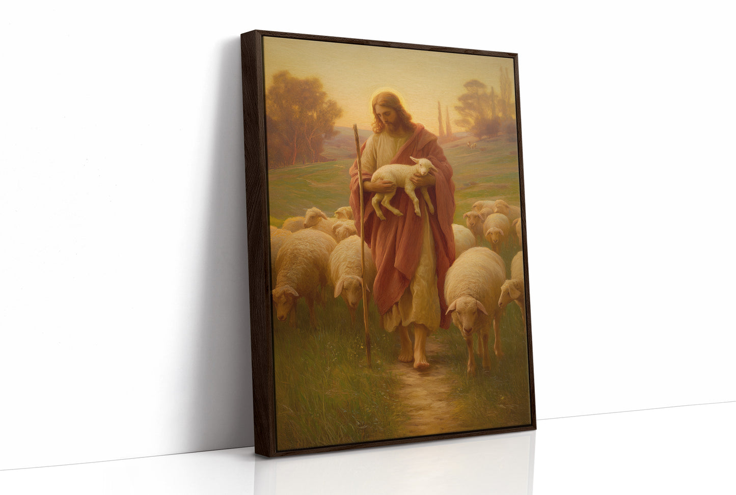 Sacred Pastoral In Golden Light