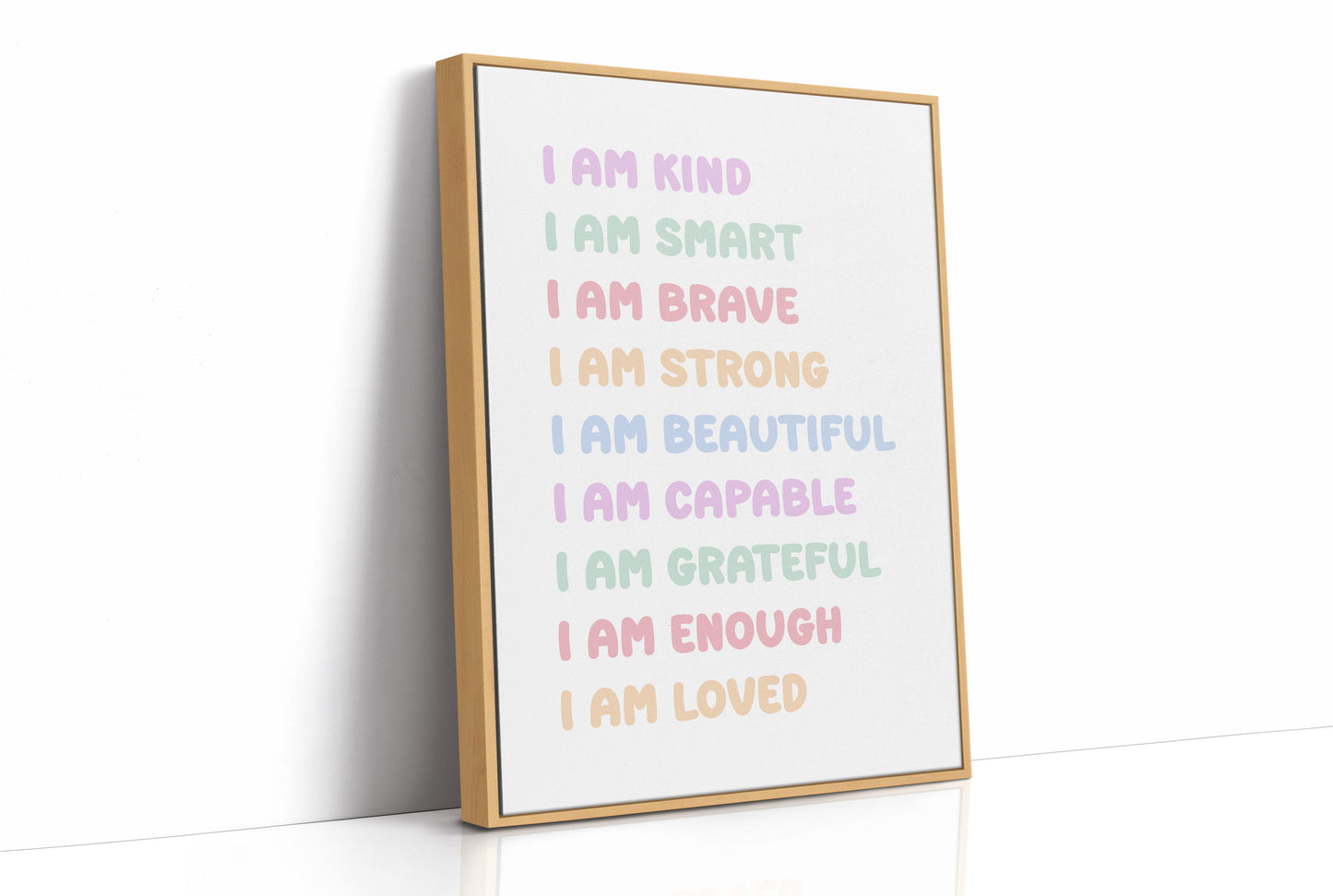 I Am Enough Affirmation Quote Print