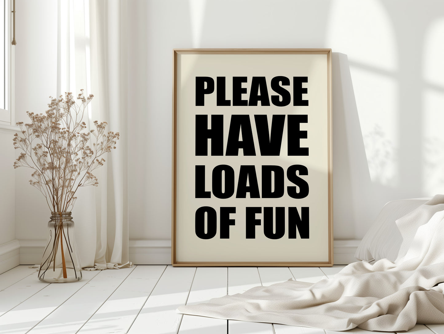 Bold Letters Make Polite Demands