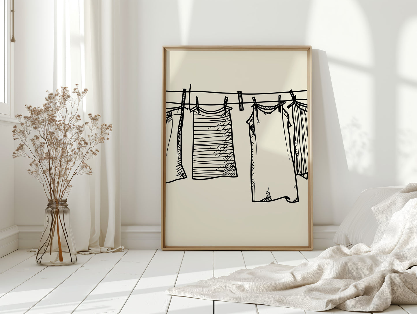 Linens Dance In Morning Light