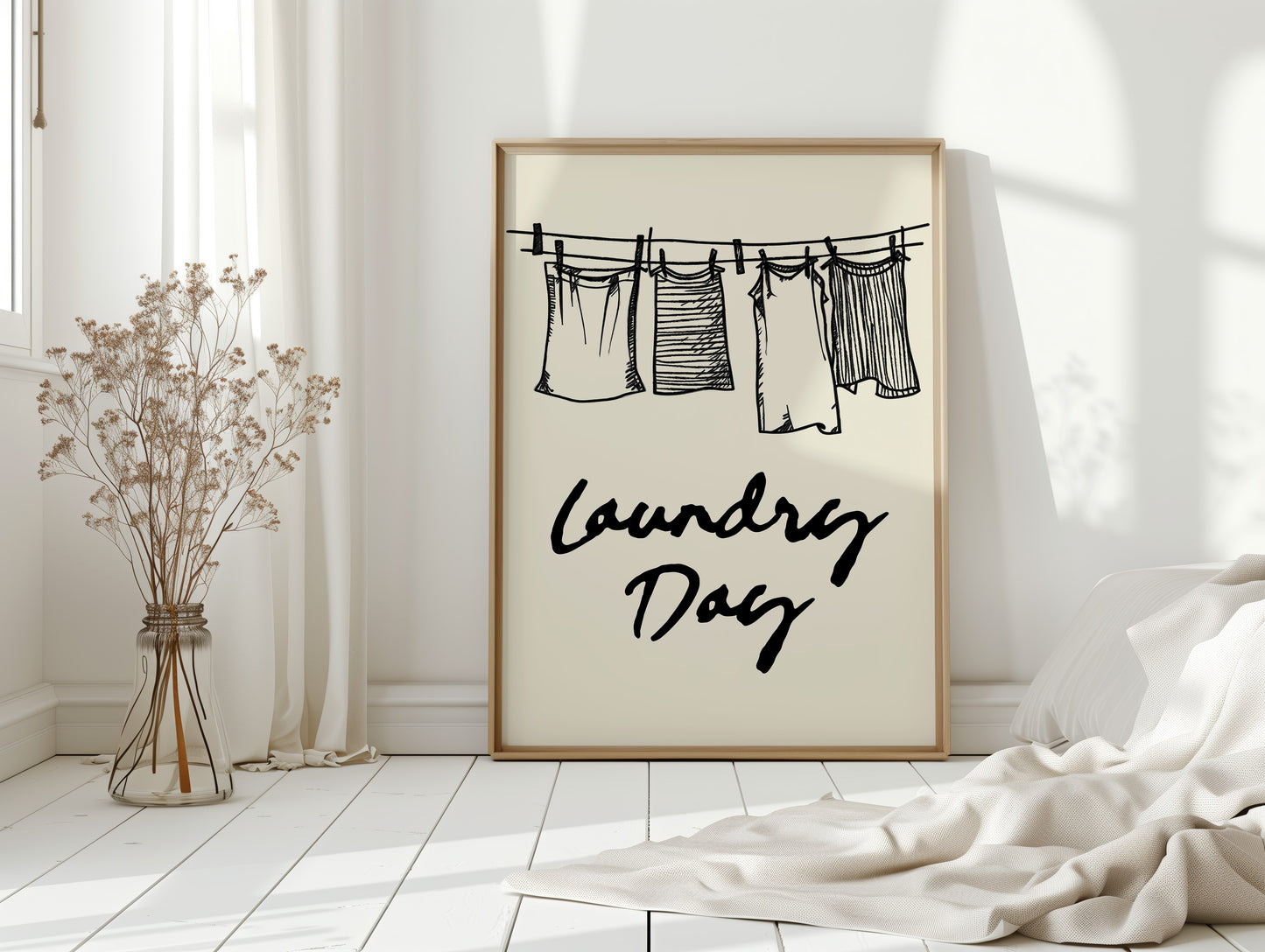 Clothespins Dance In Morning Light