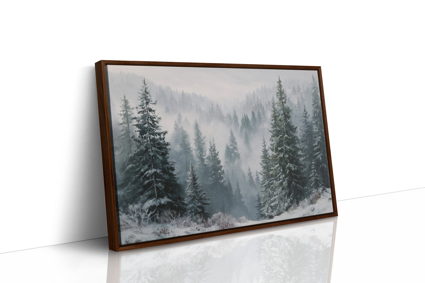 When the Fog Lifted over the Pines