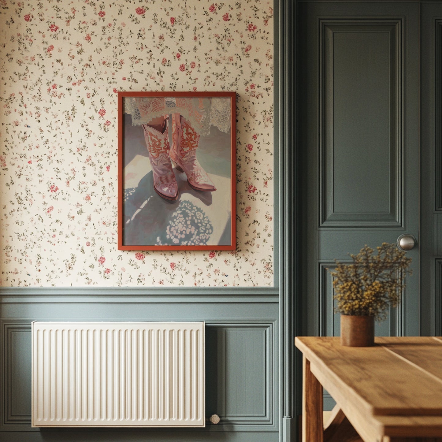 Pink Boots Waltz Through Lace Light