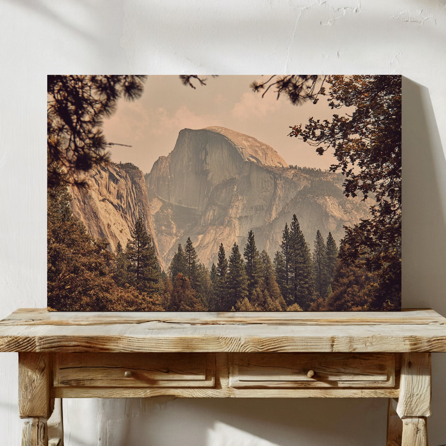 Ancient Granite Catches Golden Light