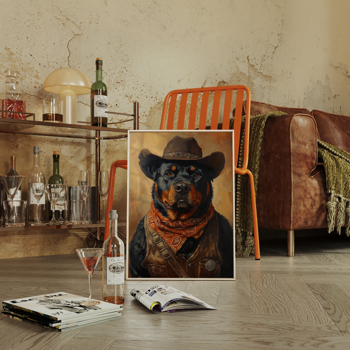 Rottweiler Ranger in the Wild West