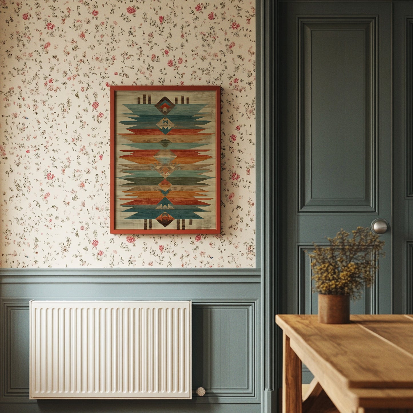 Ancient Stories Painted In Turquoise