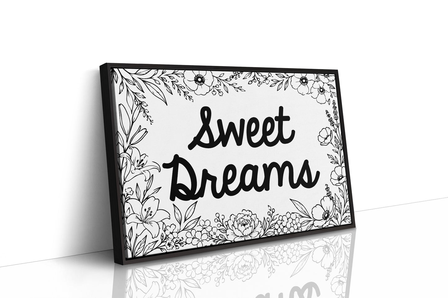 Sweet Dreams Botanical Line Art