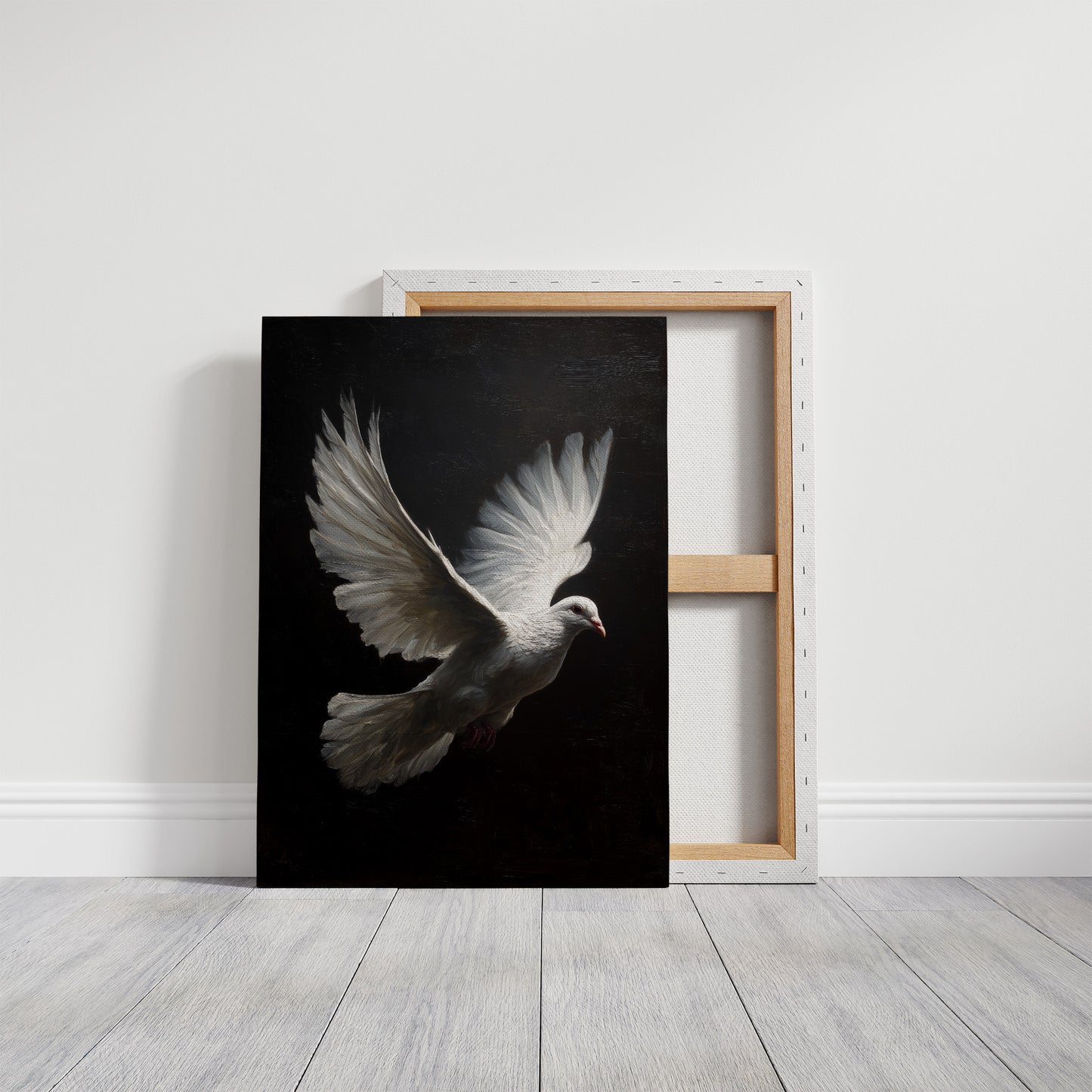 Flight Against Midnight's Canvas