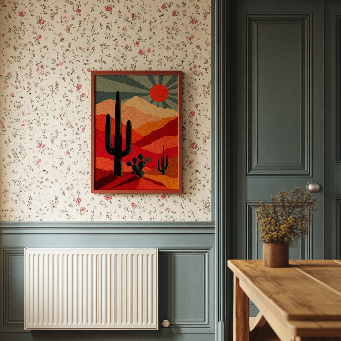 Red Mountains Sing Desert Sunlight