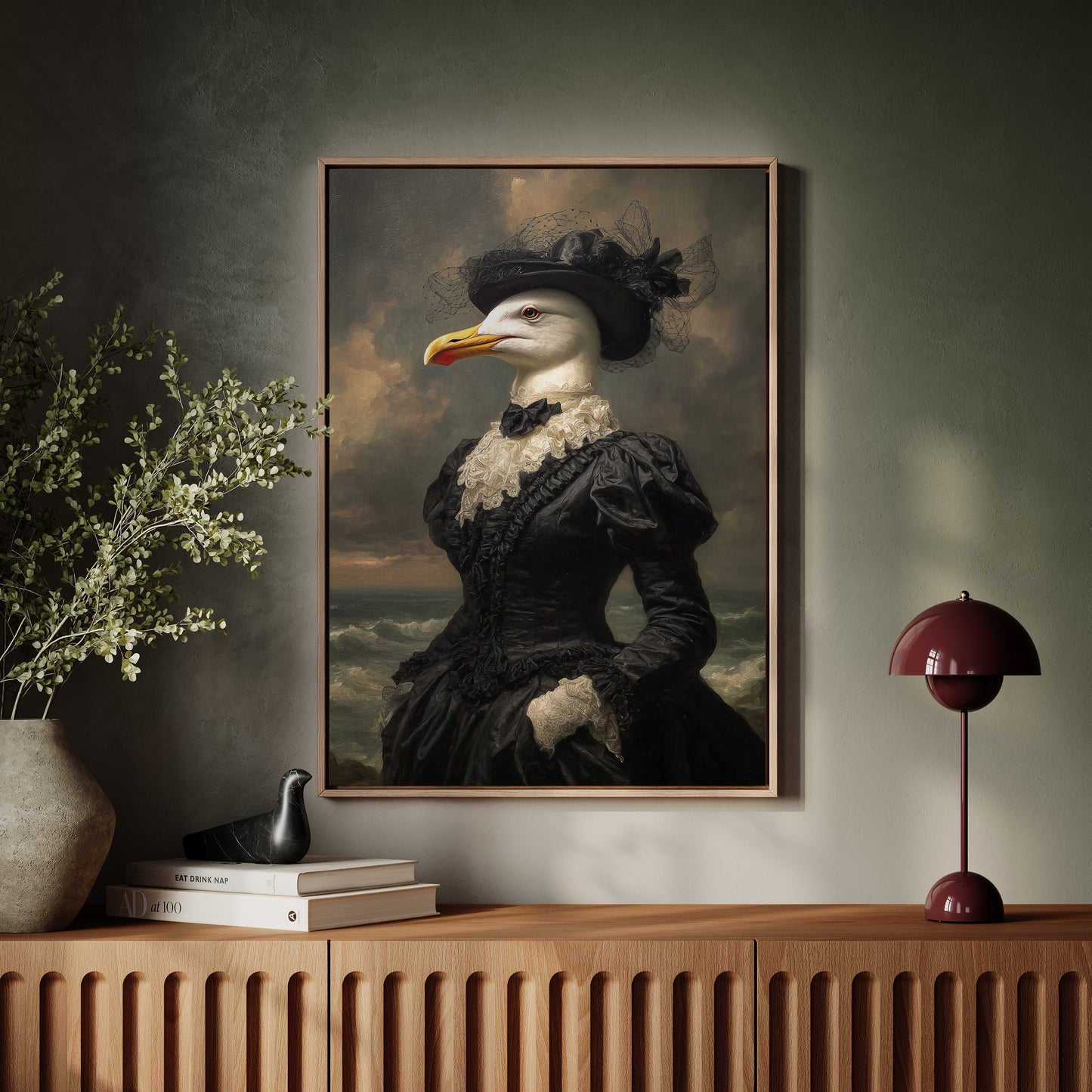 Elegance of the Ocean's Muse