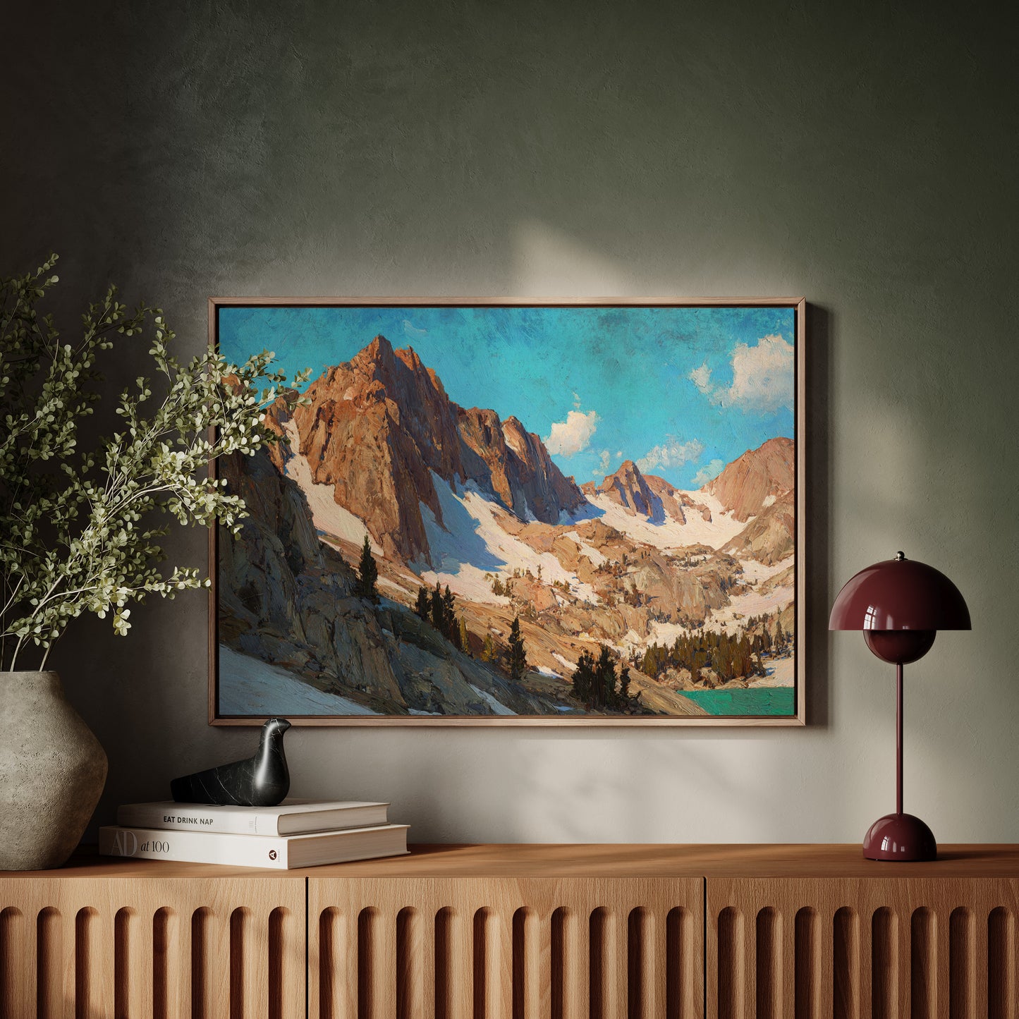 Alpine Peaks Touch Morning Light