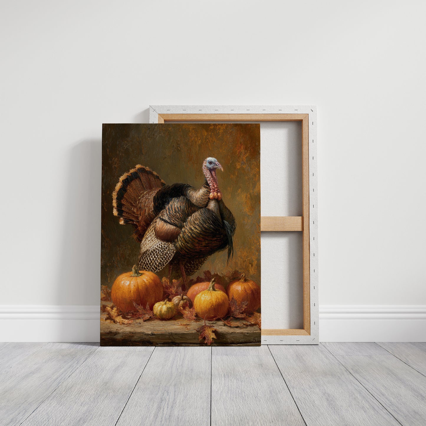 Harvest Pride Among Autumn Pumpkins