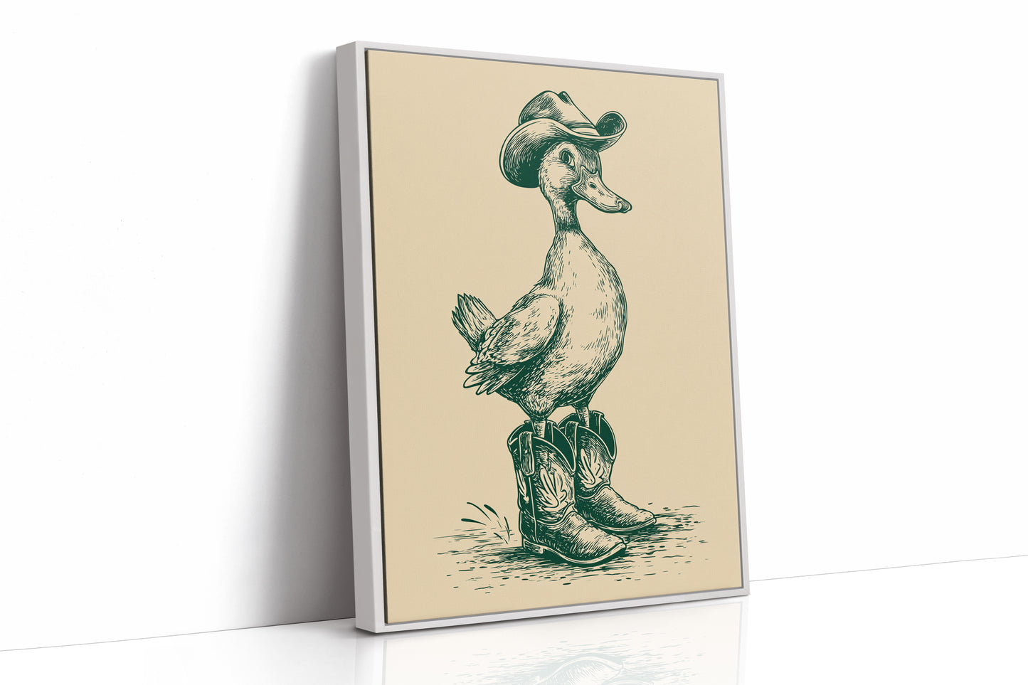 A Duck in Cowboy Boots