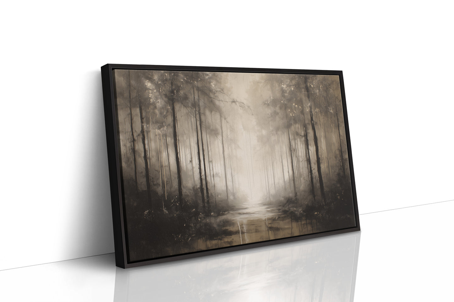 Fog Dwells Between Ancient Pines
